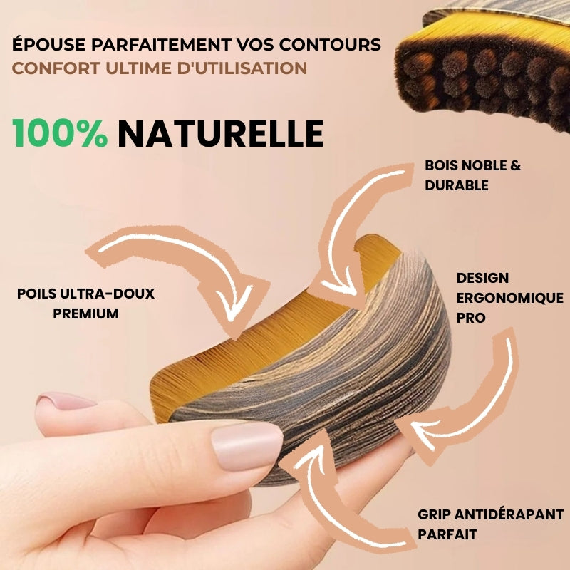 LyphéaGlow - Brosse Drainage Lymphatique