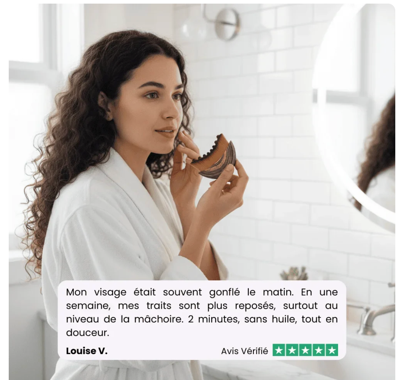 LyphéaGlow - Brosse Drainage Lymphatique