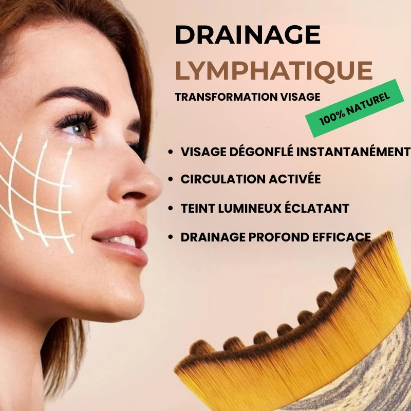 LyphéaGlow - Brosse Drainage Lymphatique